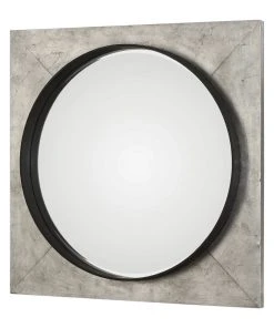 Uttermost Solomon Metallic Silver Mirror DECOR