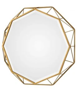 Uttermost Mekhi Antiqued Gold Mirror