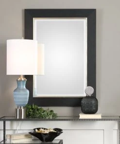 Uttermost Kaira Textured Black Mirror 7 Uttermost Kaira Textured Black Mirror