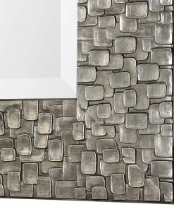 DECOR Uttermost Kanuti Metallic Gray Mirror