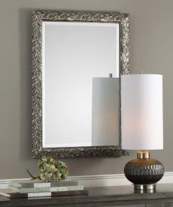 Uttermost Evelina Silver Leaves Mirror DECOR 7 Uttermost Evelina Silver Leaves Mirror DECOR