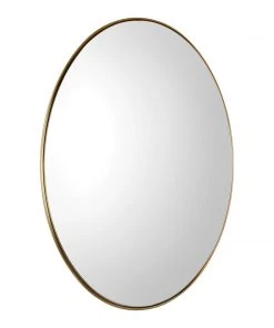 Uttermost Pursley Brass Oval Mirror DECOR