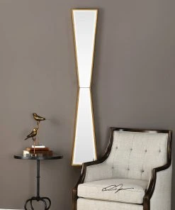 DECOR Uttermost Corbata Gold Mirror