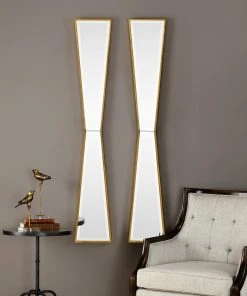 DECOR Uttermost Corbata Gold Mirror