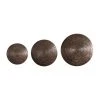 Uttermost Hanneli Ribbed Bronze Circles S/3 DECOR