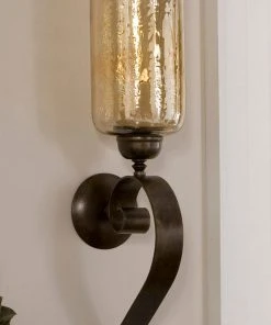 Uttermost Joselyn Bronze Candle Wall Sconce