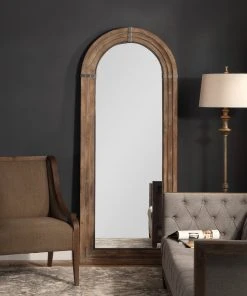 DECOR Uttermost Vasari Wooden Arch Mirror