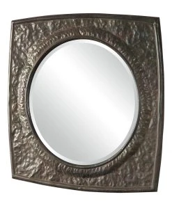 Uttermost Hadeon Hammered Iron Mirror DECOR