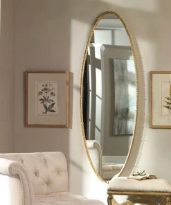 Uttermost Hadea Gold Oval Mirror
