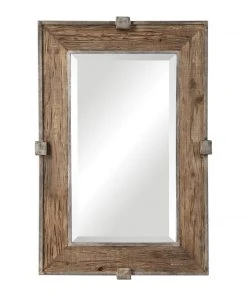 Uttermost Siringo Weathered Wood Mirror DECOR