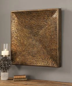 Uttermost Blaise Antiqued Bronze Wall Art DECOR