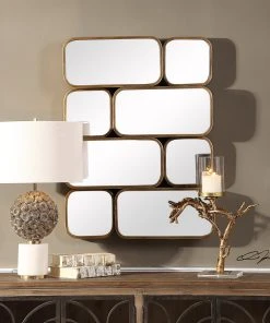 Uttermost Canute Modern Gold Mirror 9 Uttermost Canute Modern Gold Mirror