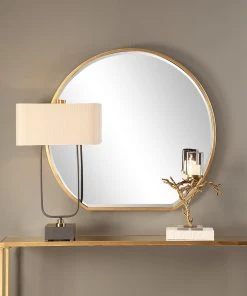 Uttermost Cabell Gold Mirror
