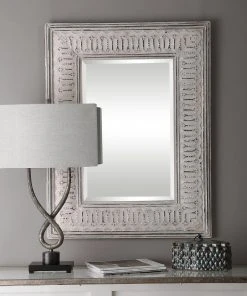 Uttermost Argenton Aged Gray Rectangle Mirror DECOR