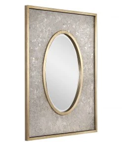 DECOR Uttermost Gabbriel Aged Oval Mirror