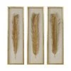 DECOR Uttermost Palma Gold Leaf Shadow Box Set/3
