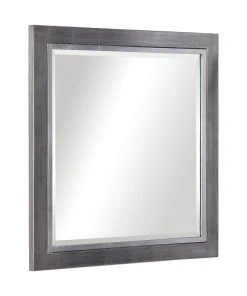 Uttermost Moore Silver Square Mirror DECOR