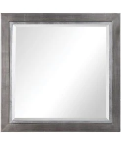 Uttermost Moore Silver Square Mirror DECOR