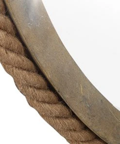 DECOR Uttermost Melton Round Pulley Mirror 14 DECOR Uttermost Melton Round Pulley Mirror