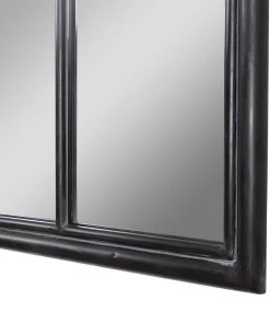 DECOR Uttermost Lyda Aged Black Arch Mirror