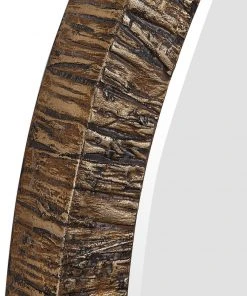 DECOR Uttermost Wayde Gold Bark Round Mirror 10 DECOR Uttermost Wayde Gold Bark Round Mirror