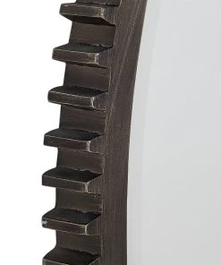 DECOR Uttermost Werner Round Gear Mirror