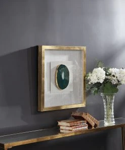 DECOR Uttermost Keeva Agate Stone Shadow Box