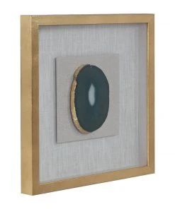 DECOR Uttermost Keeva Agate Stone Shadow Box