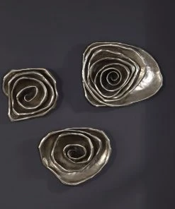 Uttermost Amalie Metal Spiral Wall Decor, S/3