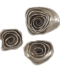 Uttermost Amalie Metal Spiral Wall Decor, S/3