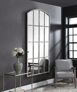 DECOR Uttermost Amiel Ivory Arched Mirror 12 DECOR Uttermost Amiel Ivory Arched Mirror