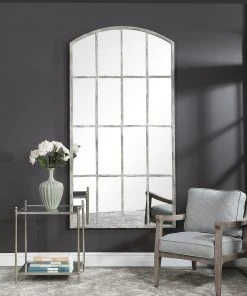 DECOR Uttermost Amiel Ivory Arched Mirror