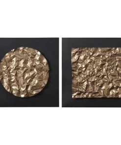 Uttermost Boaz Gold Wall Decor, Set/2