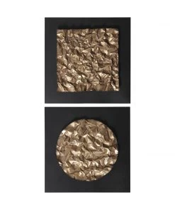Uttermost Boaz Gold Wall Decor, Set/2