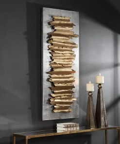 Uttermost Lev Gold Metal Wall Decor