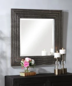 Uttermost Sondra Silver Square Mirror DECOR 10 Uttermost Sondra Silver Square Mirror DECOR
