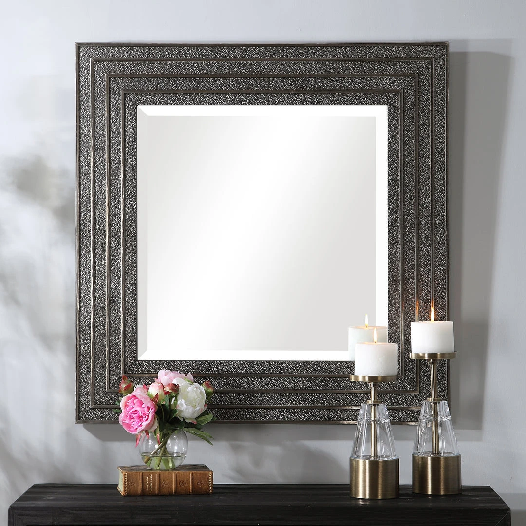 Uttermost Sondra Silver Square Mirror DECOR 4 Uttermost Sondra Silver Square Mirror DECOR