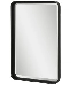 Uttermost Croften Black Vanity Mirror