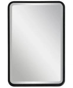 Uttermost Croften Black Vanity Mirror
