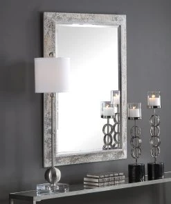 DECOR Uttermost Raffi Aged Silver Mirror
