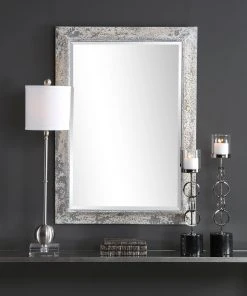 DECOR Uttermost Raffi Aged Silver Mirror