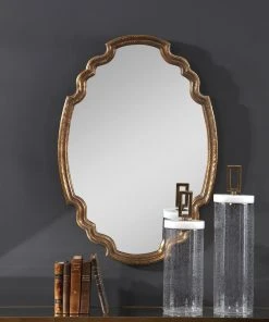 DECOR Uttermost Ariane Gold Oval Mirror 14 DECOR Uttermost Ariane Gold Oval Mirror