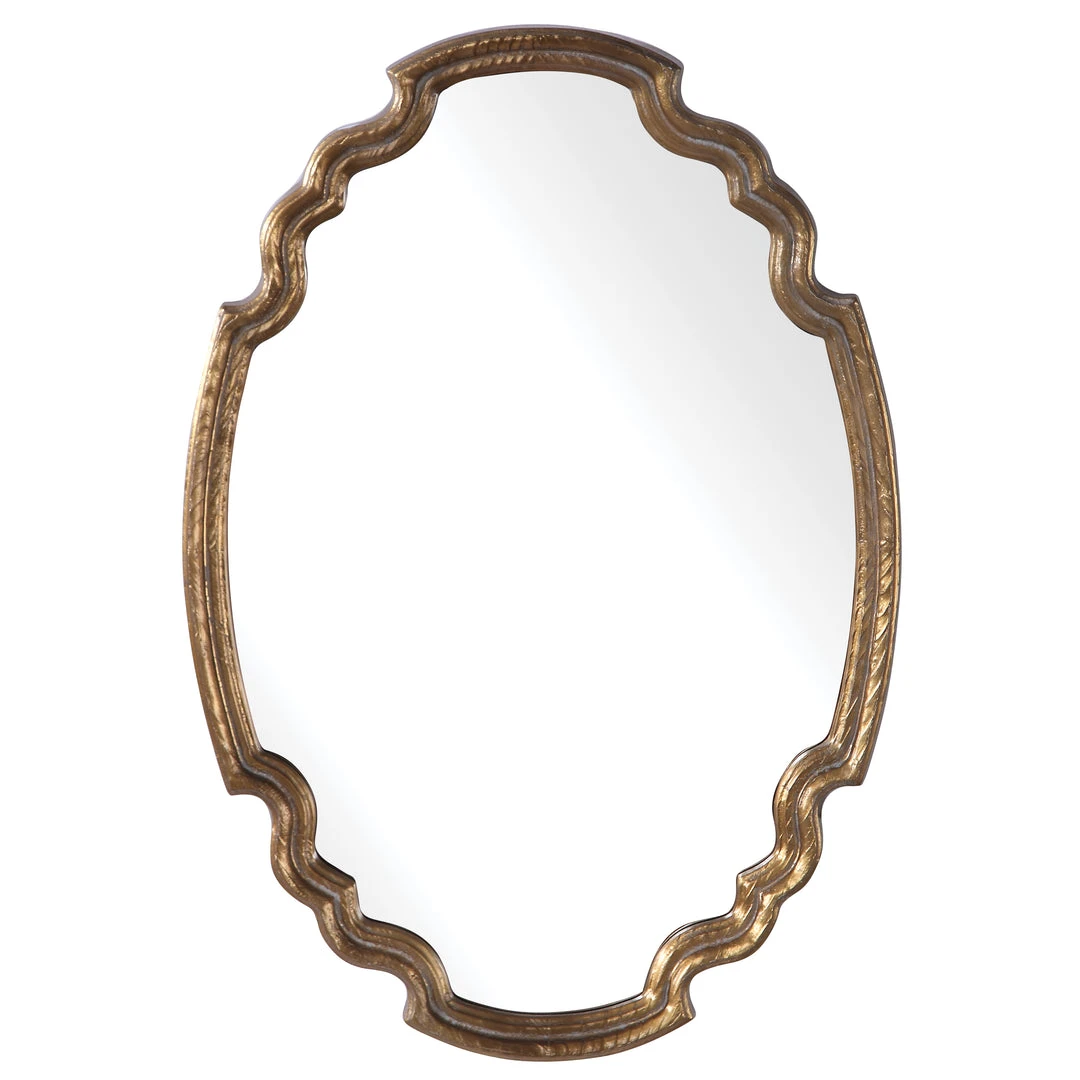 DECOR Uttermost Ariane Gold Oval Mirror 3 DECOR Uttermost Ariane Gold Oval Mirror