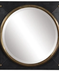 DECOR Uttermost Tobiah Modern Square Mirror