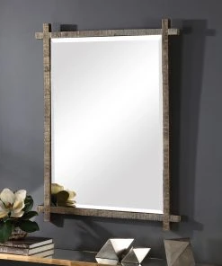 DECOR Uttermost Abanu Gold Vanity Mirror
