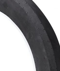 DECOR Uttermost Frazier Round Industrial Mirror