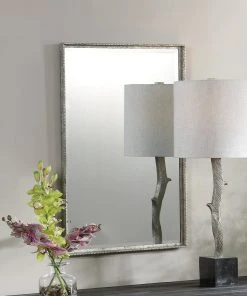 DECOR Uttermost Callan Silver Vanity Mirror 13 DECOR Uttermost Callan Silver Vanity Mirror