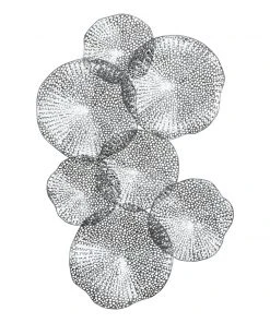 Uttermost Ripley Pewter Metal Wall Art DECOR