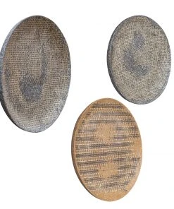 Uttermost Gaia Stone Plate Wall Decor S/3