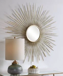 Uttermost Golden Rays Starburst Mirror